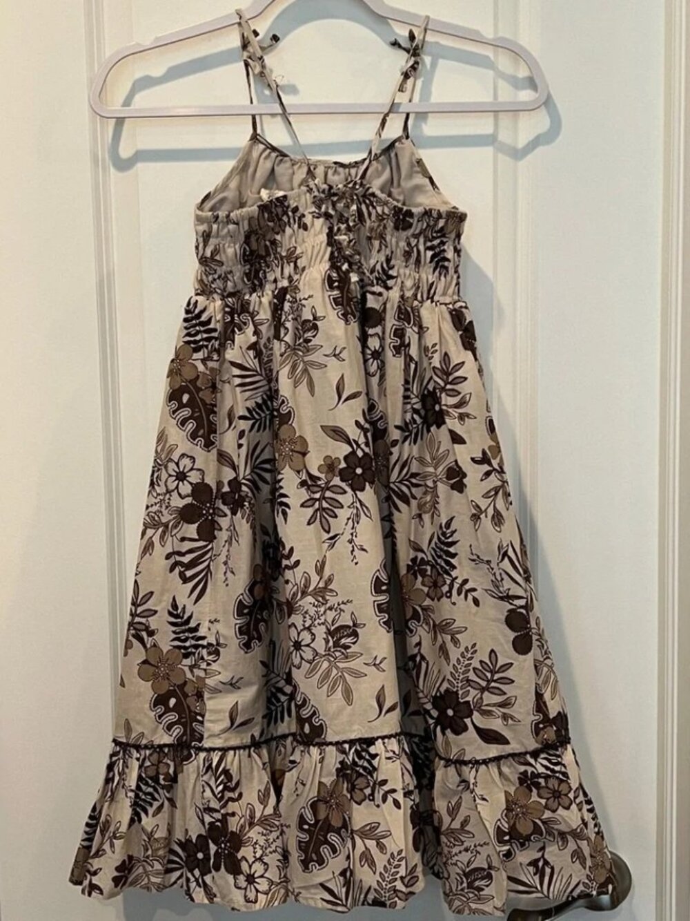 Grey Kids Floral Dress